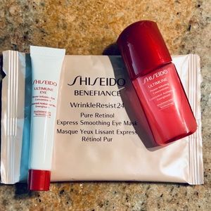 GIFTED Shiseido eye mask & concentrate NWT
